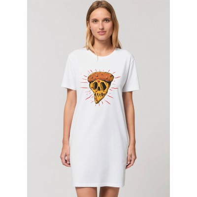 Дамска тениска рокля MadColors - Pizza Zombie